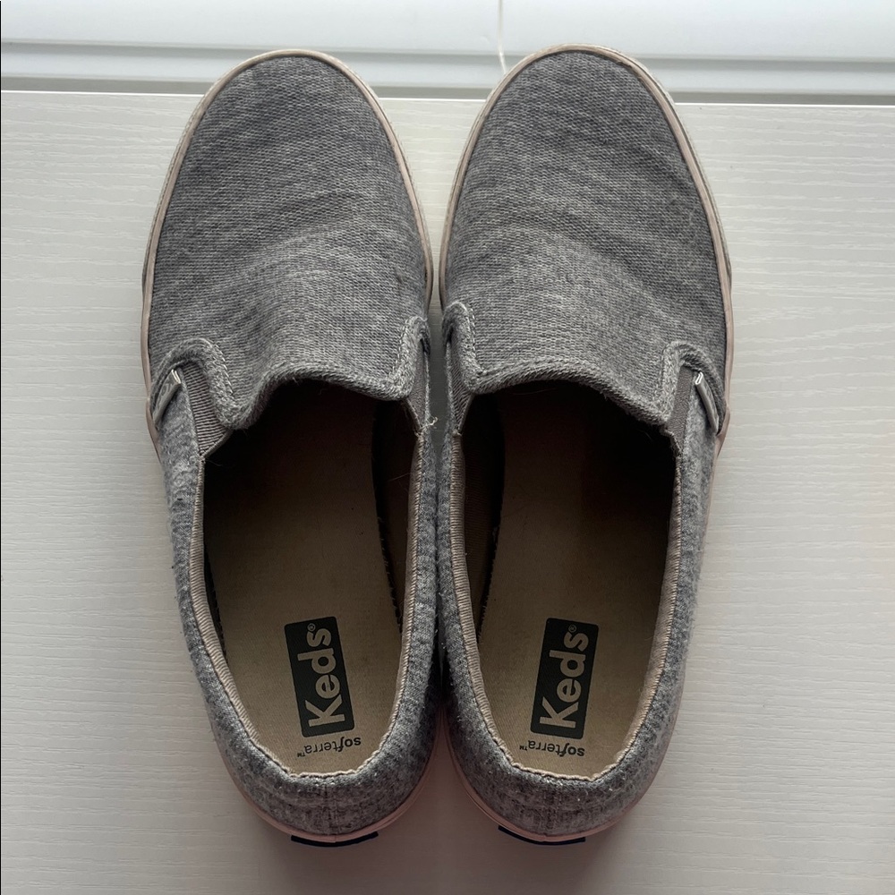 Keds Women Charcoal Slip-On Loafers